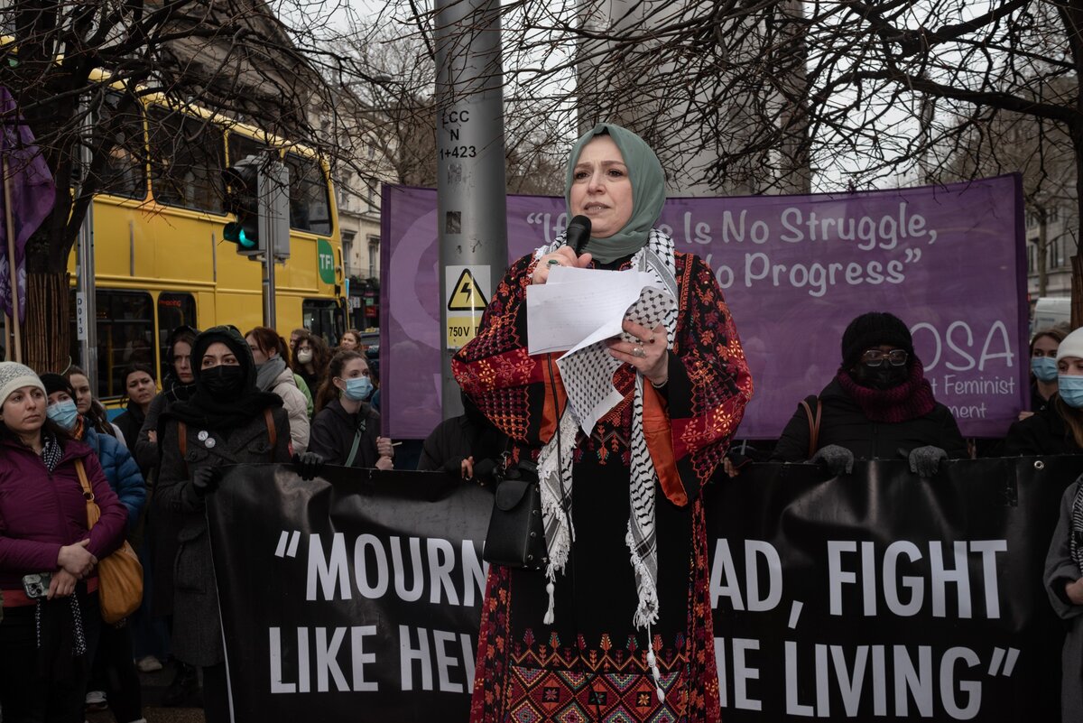 Fatin Al Tamimi, Írországban élő palesztin aktivista Dublinban